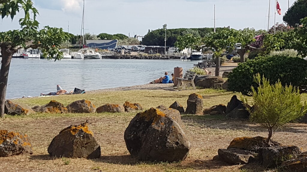 Photographie de la plage de la marina